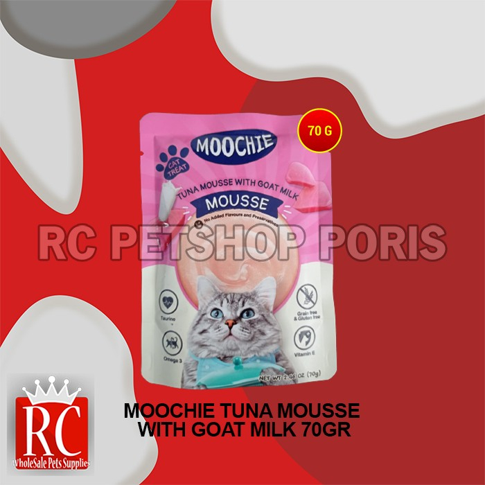 Makanan Basah Kucing Moochie Wet Cat Food Pouch Sachet 70 gram