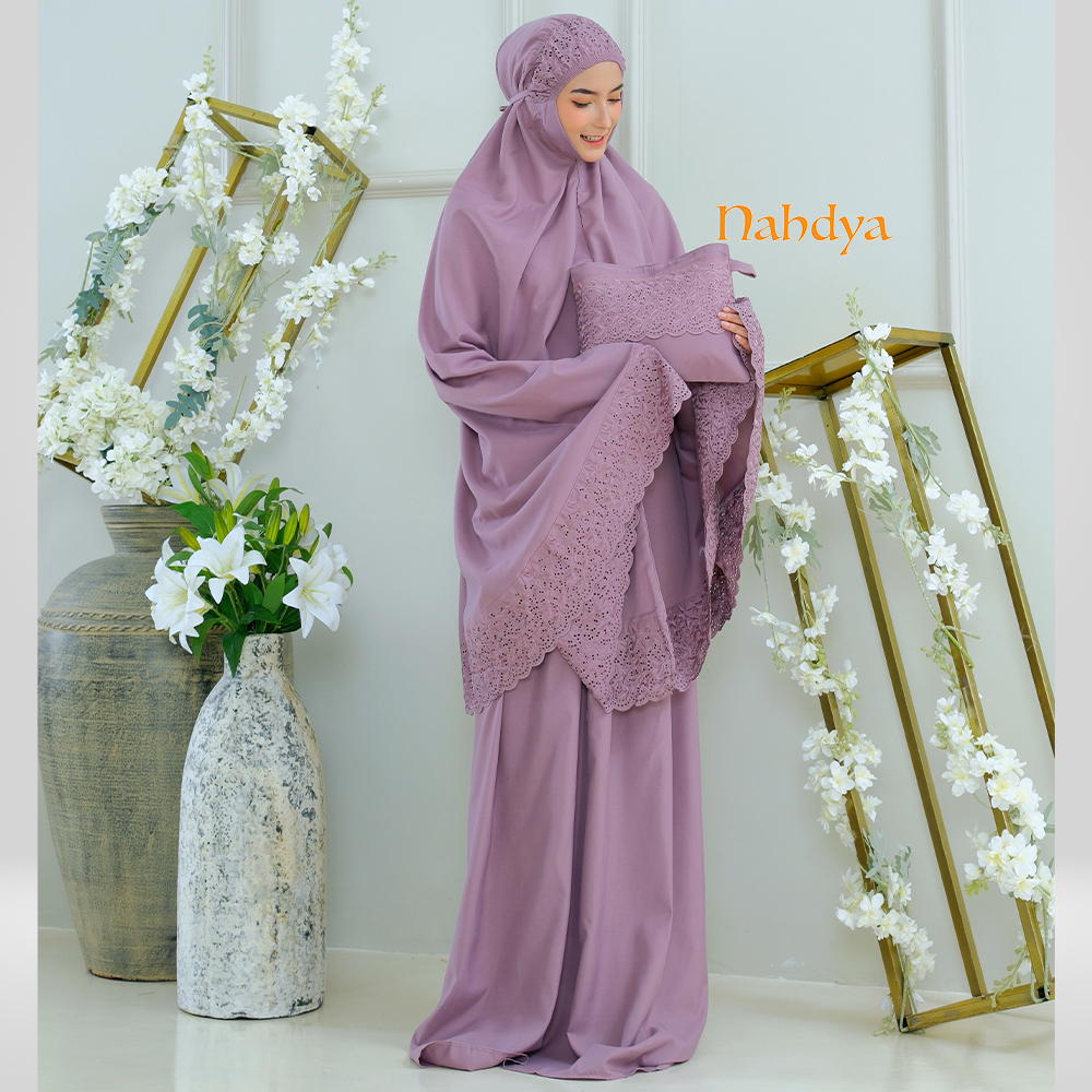 Mukena Dewasa Khatijah Premium Mukenah Dewasa Jumbo khatijah Free Tas Cantik By STOKMEE