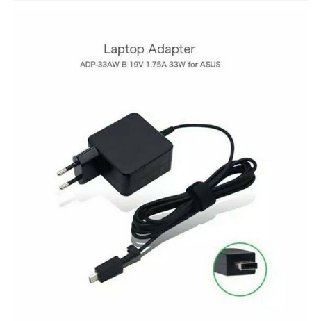 ITSTORE Adaptor Charger Laptop Asus E202SA E202S E202 X205 X205TA TP200 TP200SA 19V 1.75A USB MICRO Original