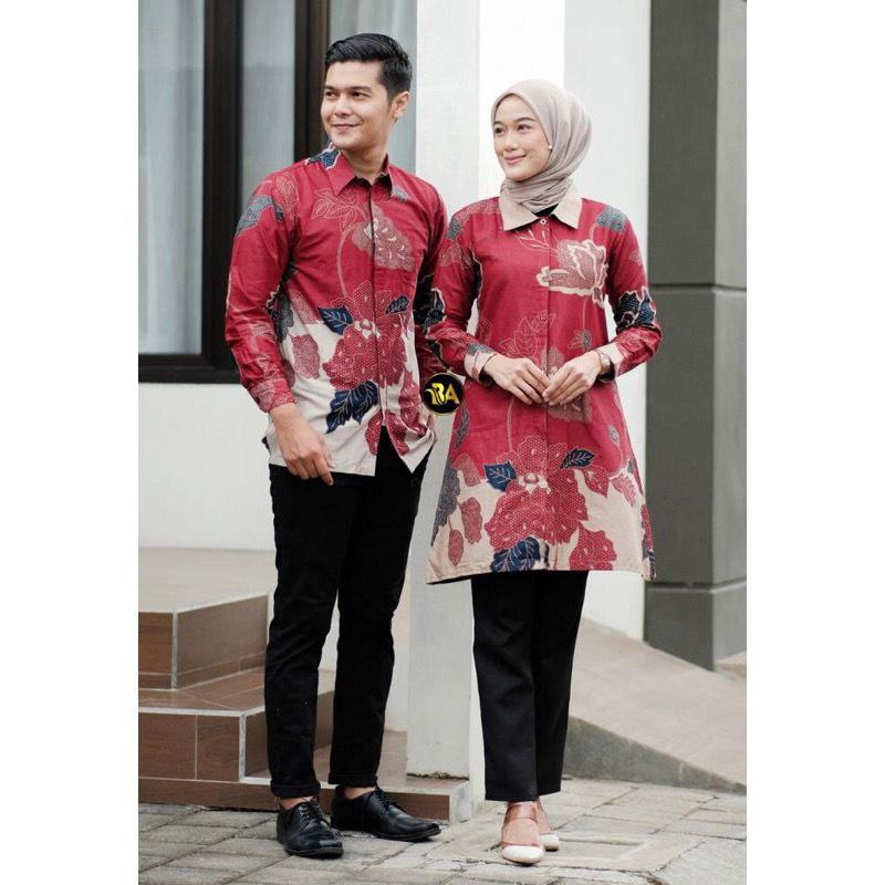 BATIK KALONGAN | SERAGAM BATIK KANTOR MOTIF MAWAR