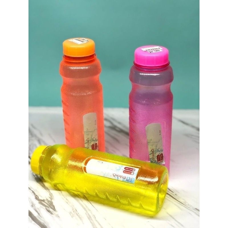 BOTOL MINUM PLASTIK PIKKO 1 LITER /BOTOL AIR PLASTIK WARNA 1 LITER