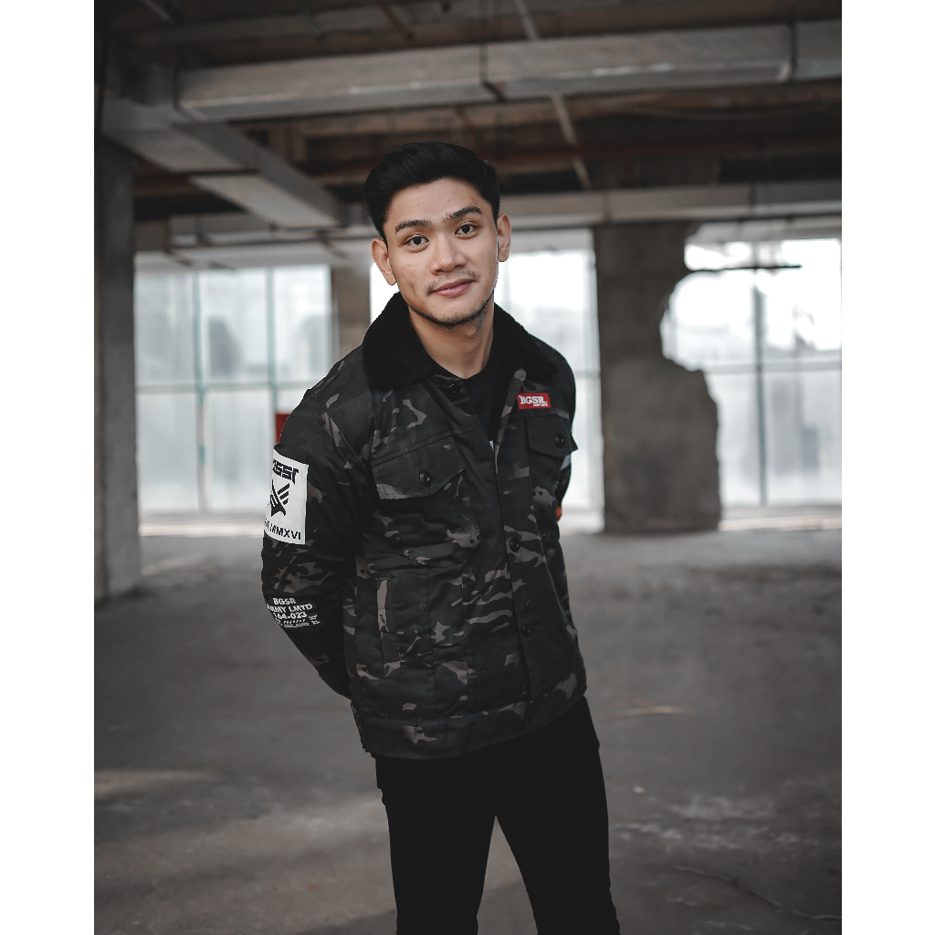 Jaket Pria Camo Loreng Jacket Sunmori Bahan Dalam Sherva Tebal