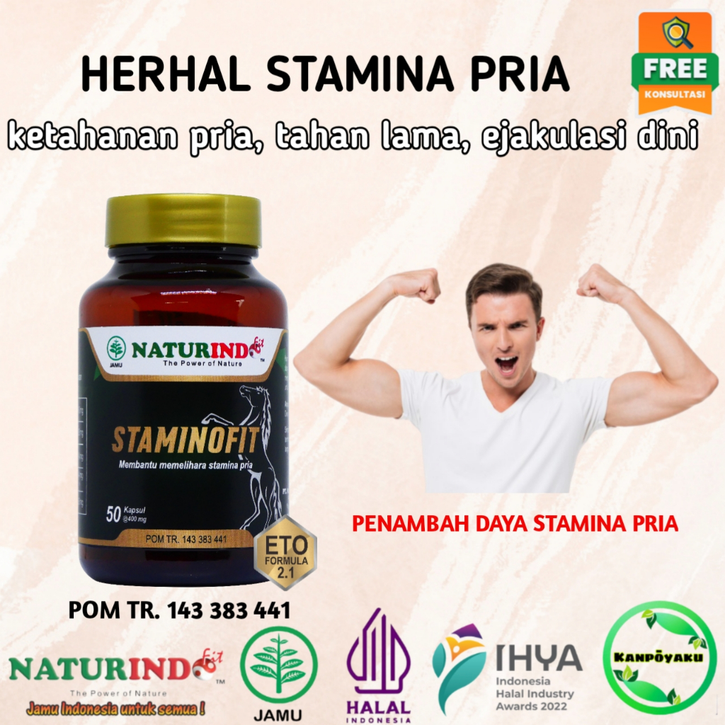 

Naturindo Staminofit Suplemen Obat Herbal Memelihara Menjaga Stamina Pria