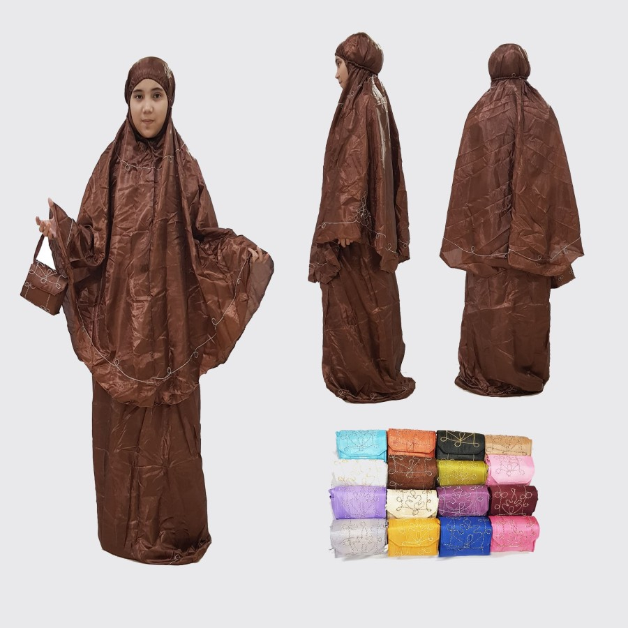 Mukena Parasut Traveling Mukena Abutai Dewasa