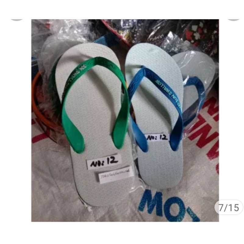 sandal jepit swalow hitam polos no 11 / 11,5 / 12 ( 44,5 / 45 ) jumbo