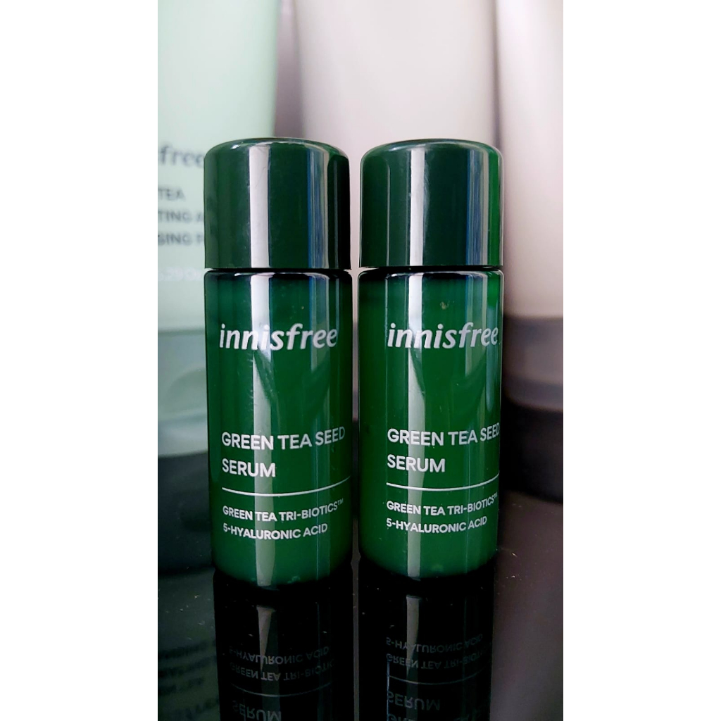 Innisfree Green Tea Seed Serum 80 ml Kemasan Baru Fullsize - Skincare Wajah Inisfree Innisfre Innesfree BPOM Serum Hijau