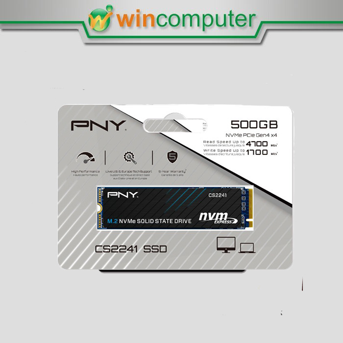 PNY SSD CS2241 500GB M.2 NVME GEN 4X4