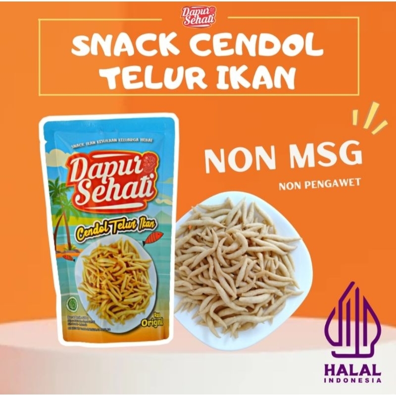 Dapur Sehati Cendol Telur Ikan 100 gr/Cemilan 1 Tahun