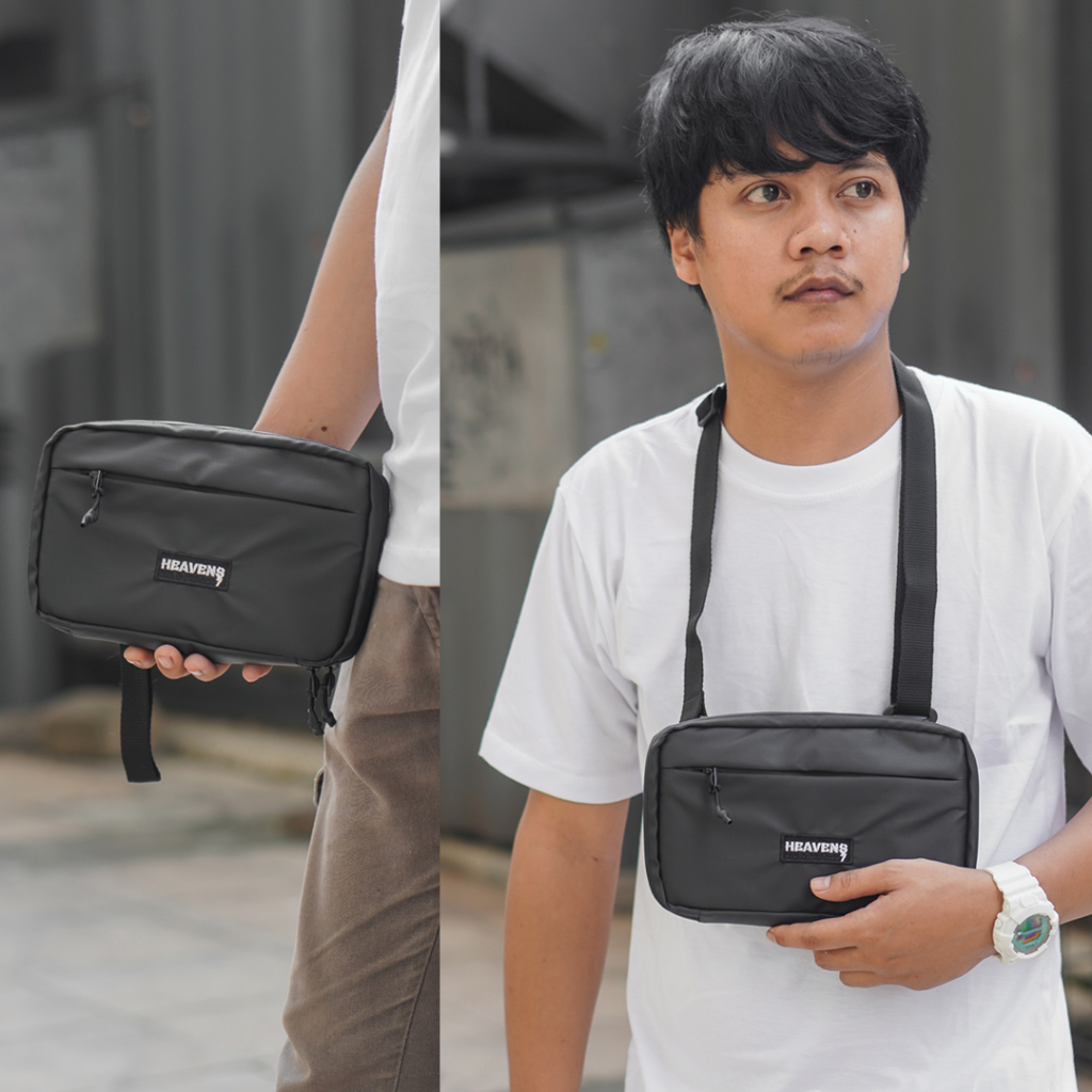 Tas Selempang Pria Heavens.Clucth Kasual Street Style Slingbag Premium Rush Bag