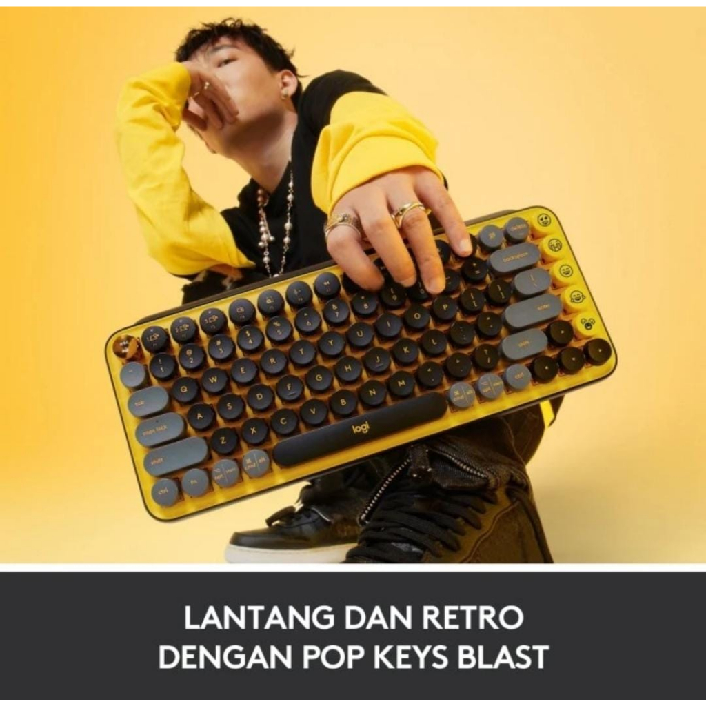 Logitech Pop Keys Keyboard Wireless Mechanical Garansi Resmi Logitech Indonesia