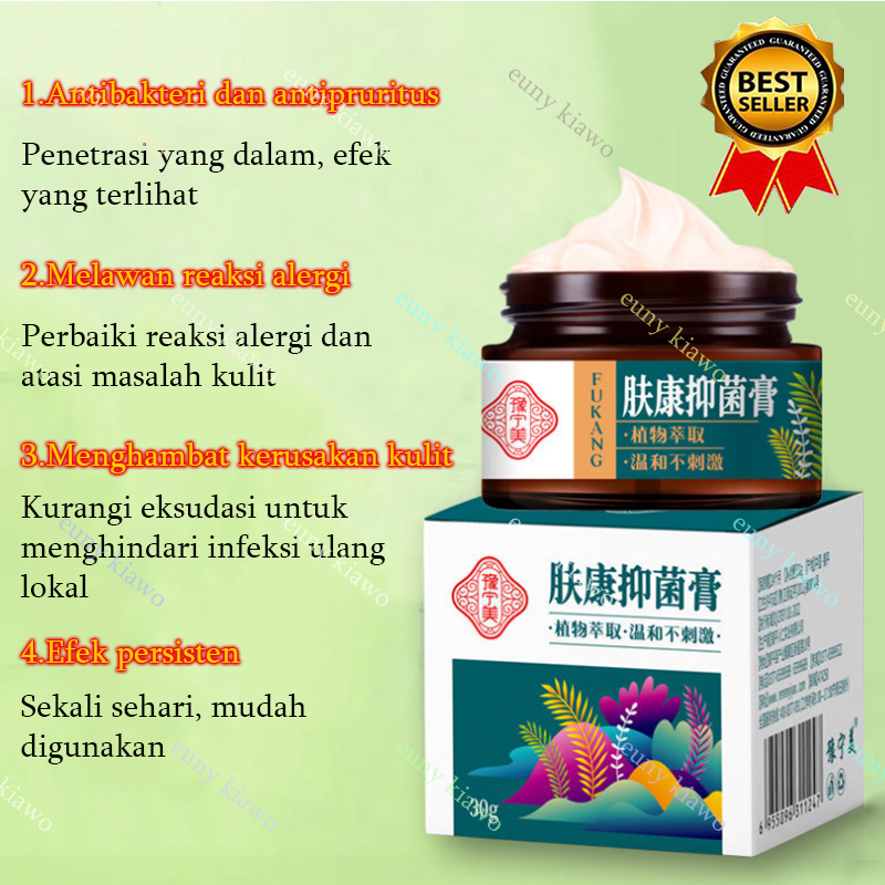 Obat Gatal Salep gatal Salep eksim Obat psoriasis Salep psoriasis 30G 【100% Original】Salep Kulit Jamur Dermatitis Psoriasis Eksim Jamur Kurap Alergi Kulit Cream Obat Gatal