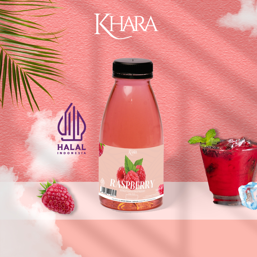 

Sirup Khara Raspberry 350ml - Khara Raspberry Flavoured Syrup 350ml