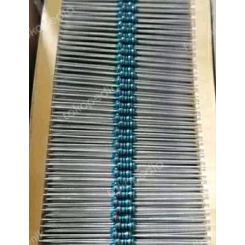 Resistor 2K7 2.7K 2,7K 2.7 K metal film taiwan original 1/4watt 0.25watt film 1/4 watt
