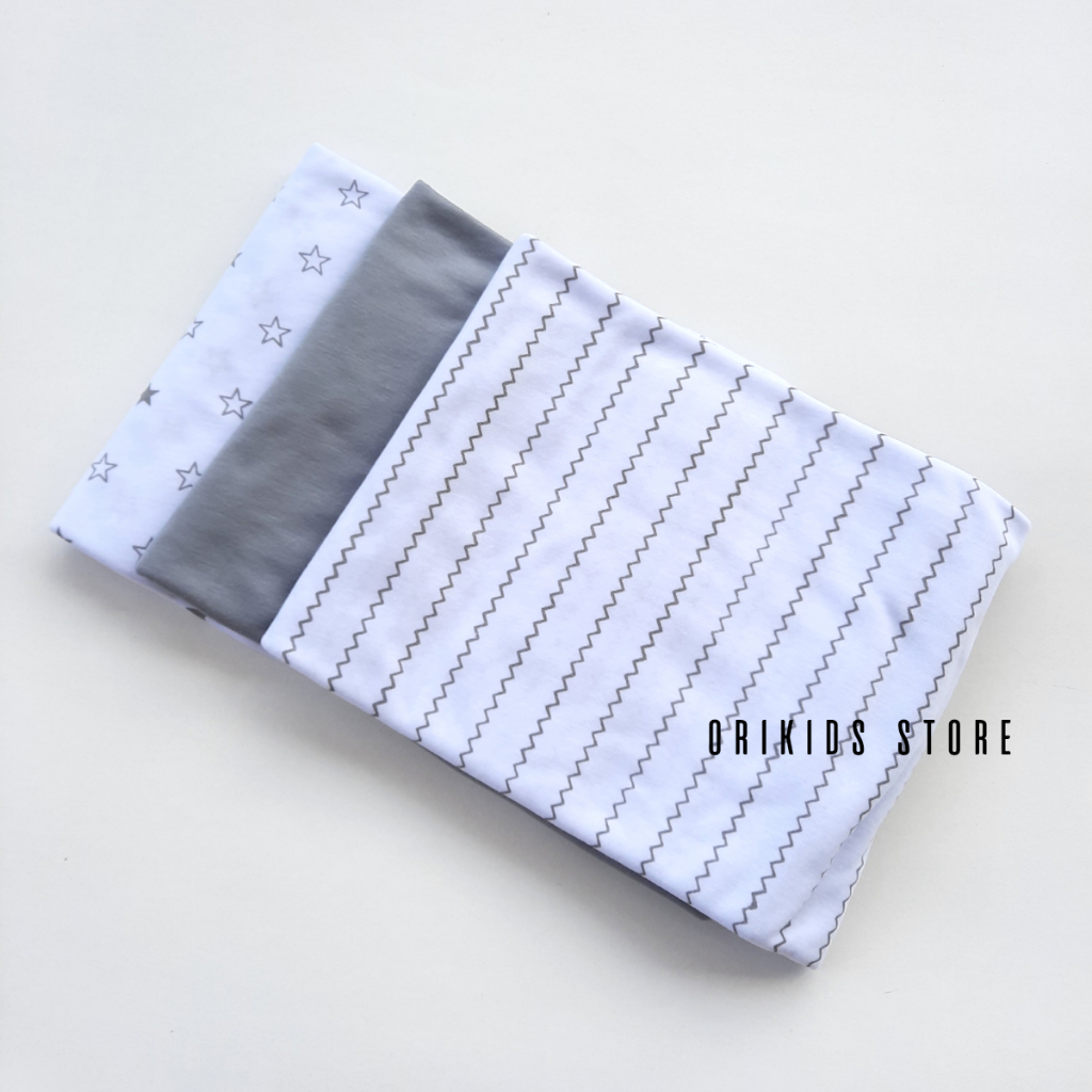 Bedong Bayi-Selimut Bedongan Bayi baru Lahir Isi 6 Pcs Ukuran 90x110