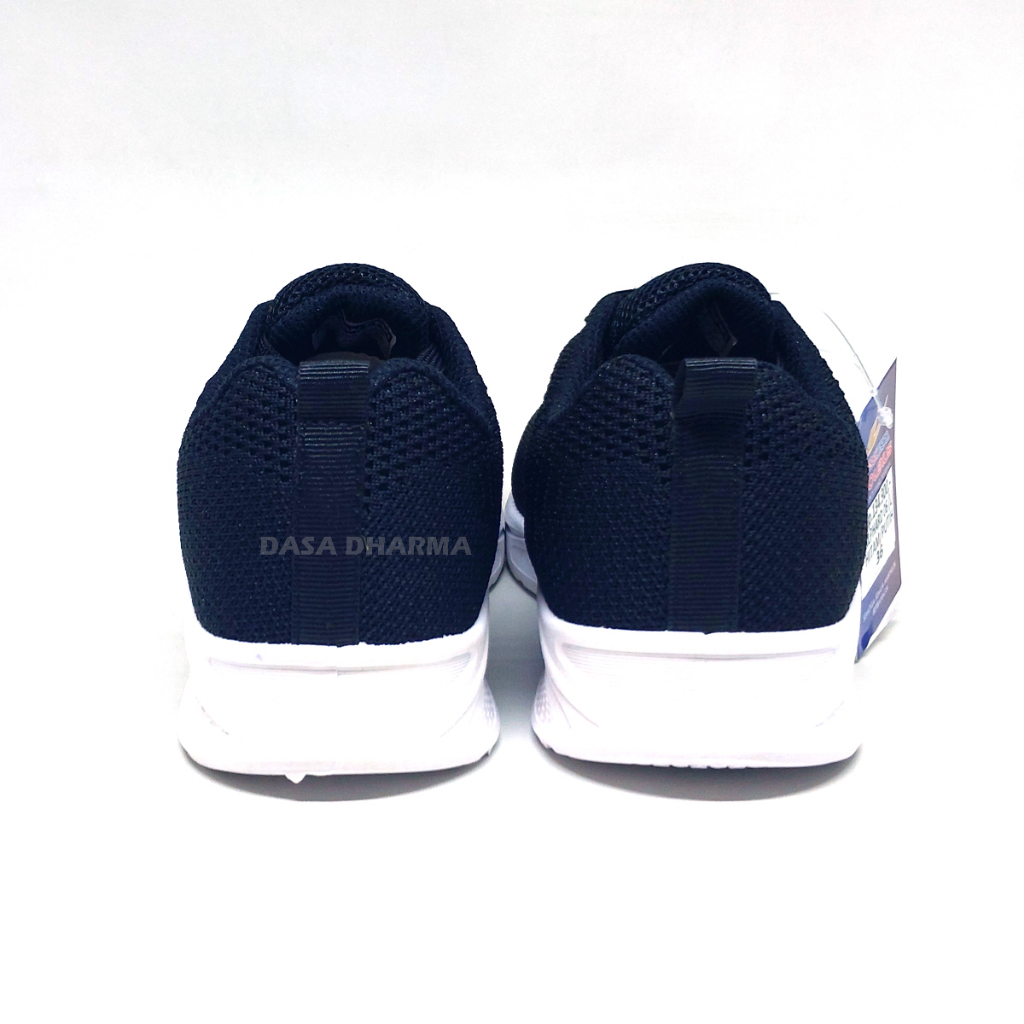 Sepatu New Era Alphard 06 L Sekolah Anak SD SMP Sneakers Hitam Putih Size 35 - 38