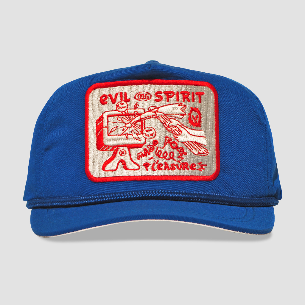 EVILSPIRIT ROPE HAT - YUNICA BLUE UNISEX