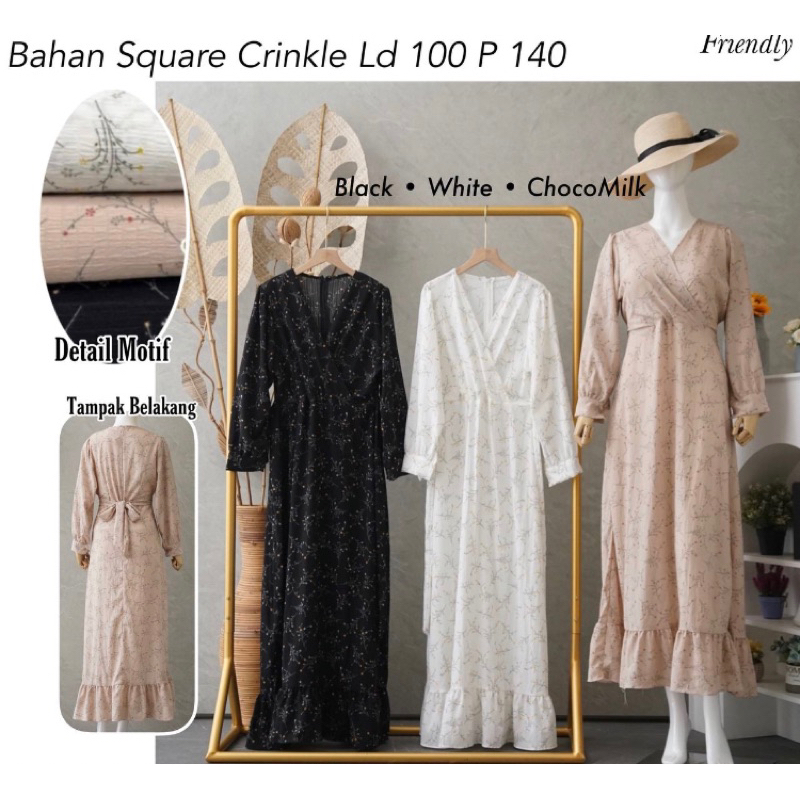 Starshop - Arina Dress Wanita Korean Baju Lebaran