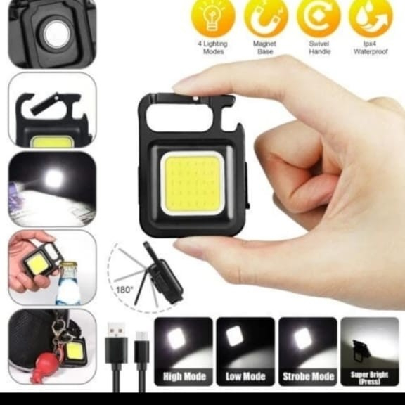 Senter Lampu COB Senter Led Work Light Mini COB Batre AA Penerangan Grosir