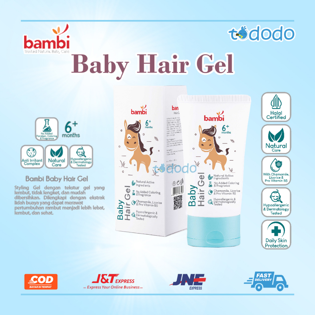 Bambi Hair Gel / Gel Rambut Bayi