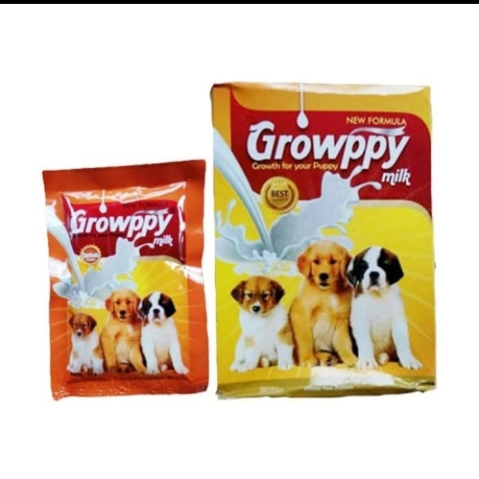 SUSU ANJING GROWPPY MILK 30GR-UNTUK ANAK ANJING(1 BOX ISI 10PCS)