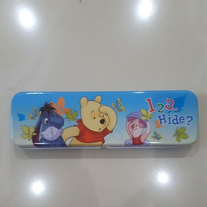 

kotak pensil kaleng winnie the pooh free penggaris