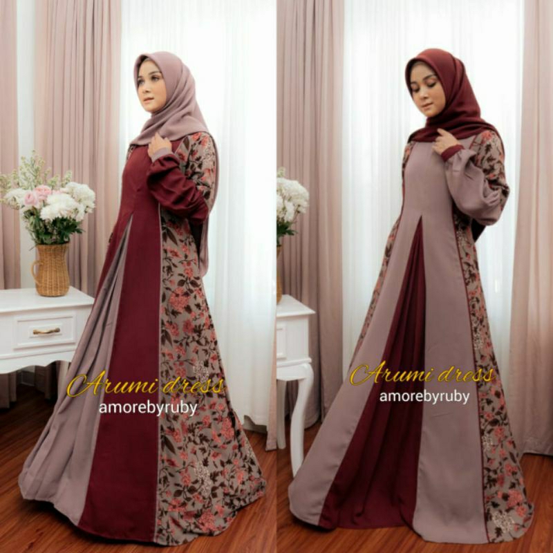 ARUMY DRESS/DRESS ELEGAN/ORIGINAL AMORE BY RUBY