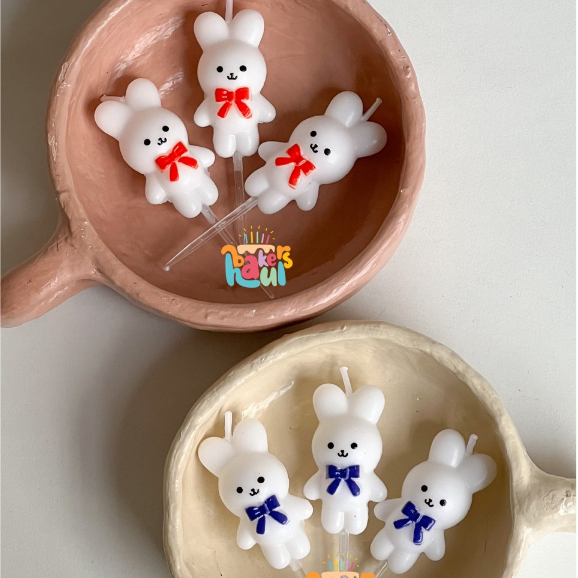 

Bunny Candle / Lilin Kelinci / Lilin Ulang Tahun Kelinci / Lillin Hiasan Kue Kelinci / Lilin Korea Kelinci / Korean Candles / Lilin Ulang Tahun / Bahan Baking / Bahan Dekorasi Kue