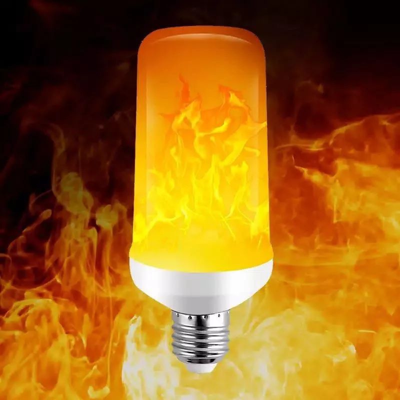 bohlam LED api/LED flame light fitting e27