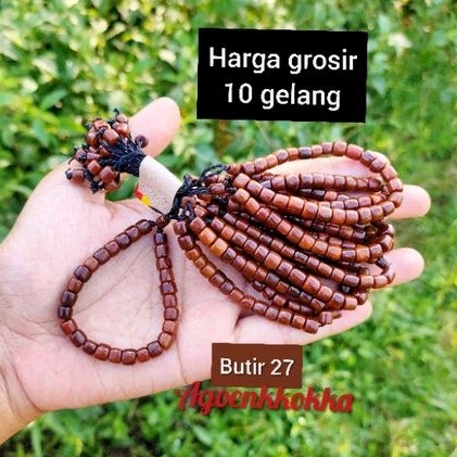 Grosir 10 pcs Gelang marjan 27 SD coklat kokka kaokah