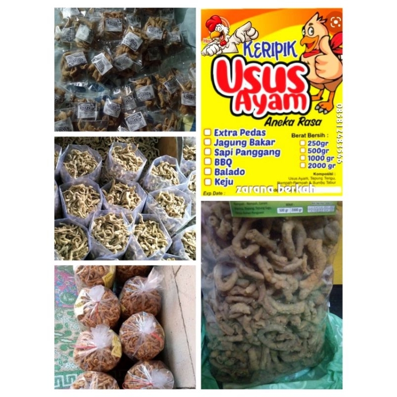 

usus krispy makyuss gurih pedas manis