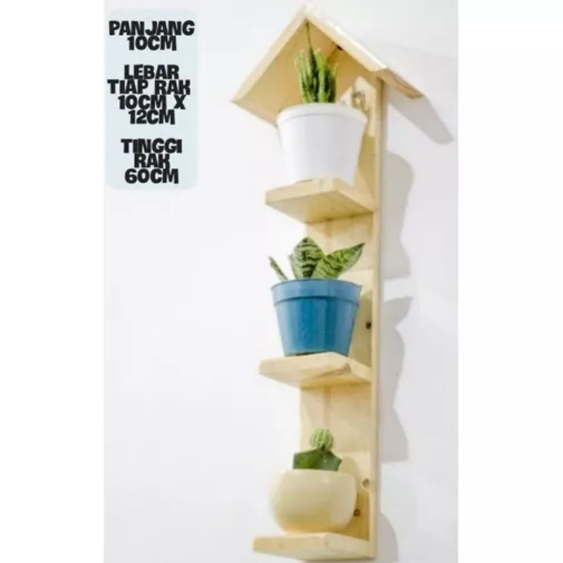 Rak bunga / rak dinding / rak bunga kaktus / rak dinding