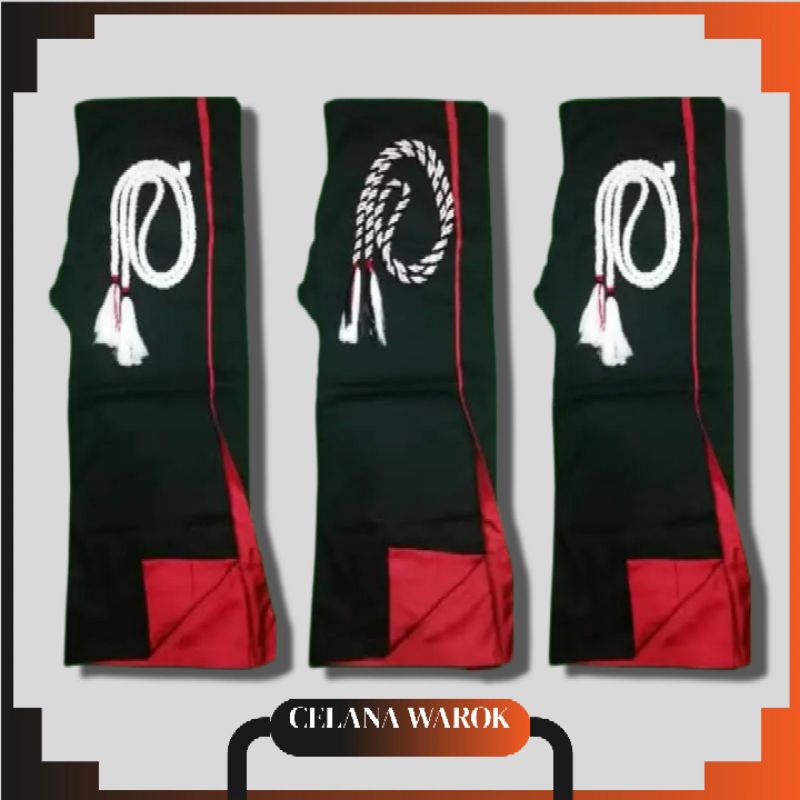Celana Warok Sleret Merah + Tali / Celana Warok Ponorogo