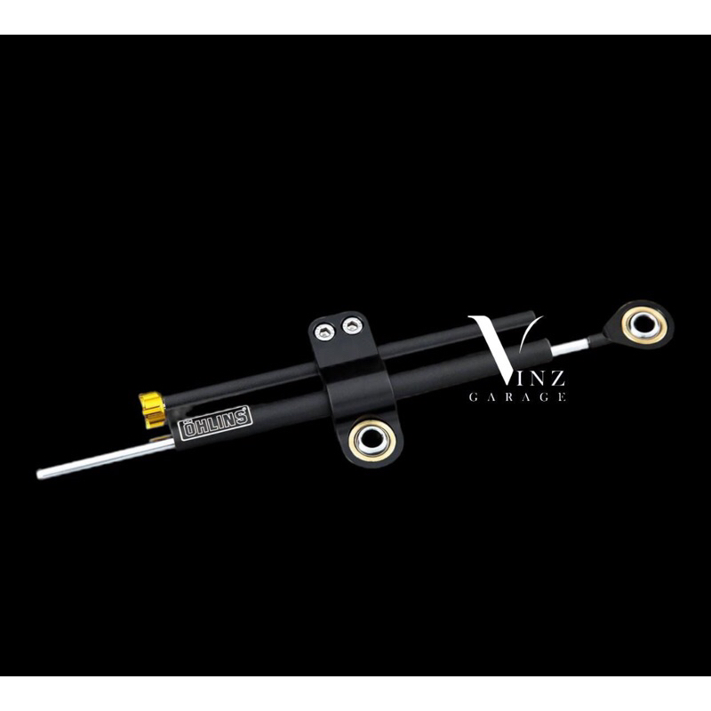 Steering Damper Ohlins SD007 Black Original Black SD 007 Ohlins Original Black