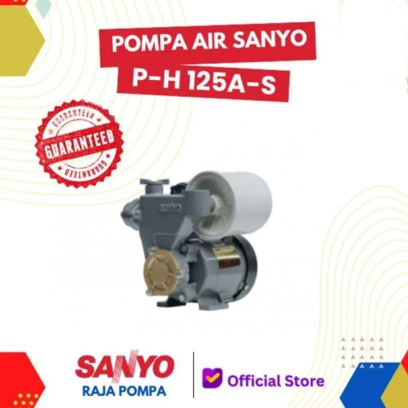 POMPA AIR SANYO PH125AS / POMPA AIR OTOMATIS SANYO PH 125 AS