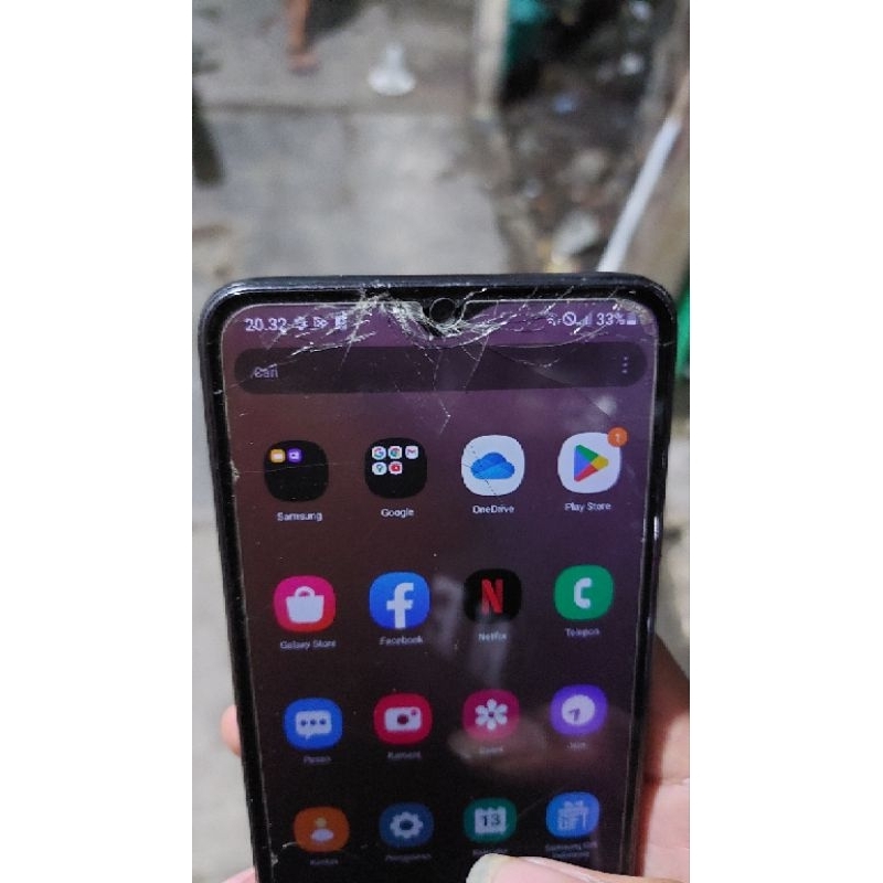 Samsung a 20 s second minus