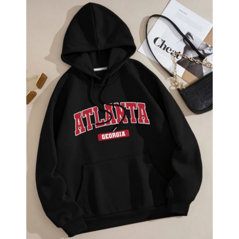 atlanta hoodie black edition unisex sweat