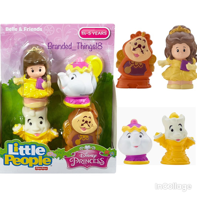 Little People Belle Fisher Price Mini Figure Doll