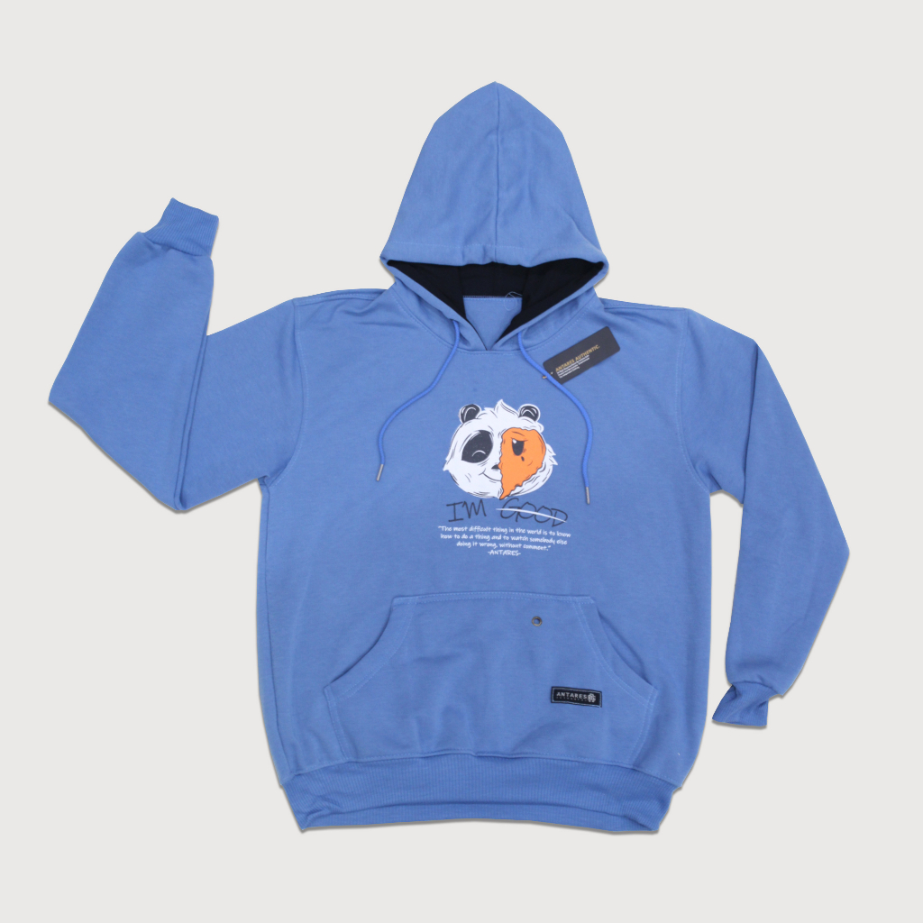 ANTARES AUTHENTIC SWEATER HOODIE PRIA SIZE L-XLim good-LAZIO