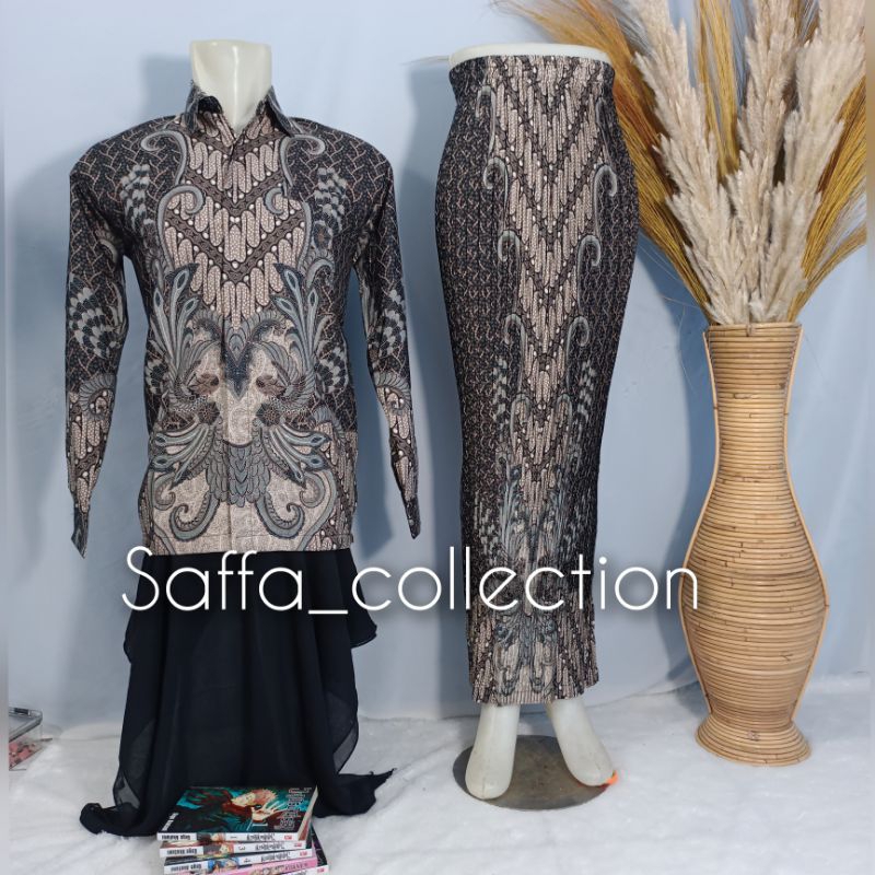 kemeja batik couple/batik couple rok prisket/couple kemeja/couple