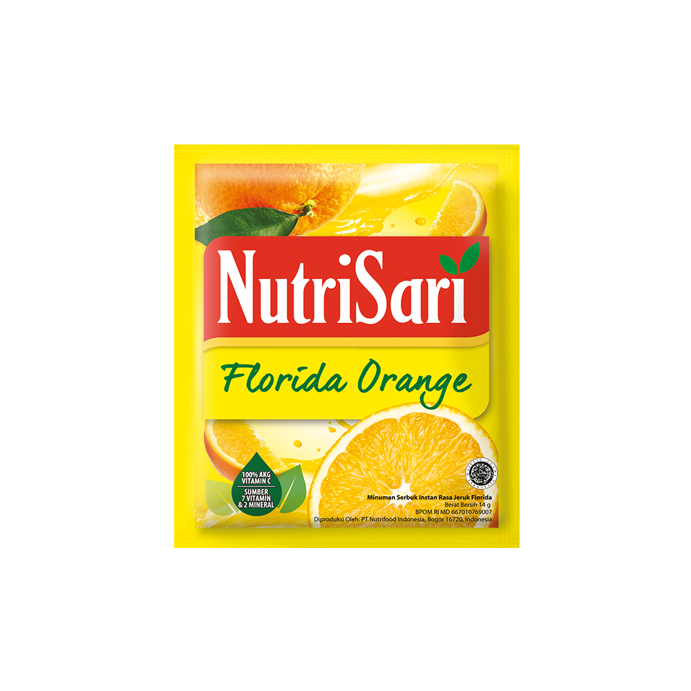 

NutriSari Florida Orange Minuman Serbuk Rasa Jeruk Florida