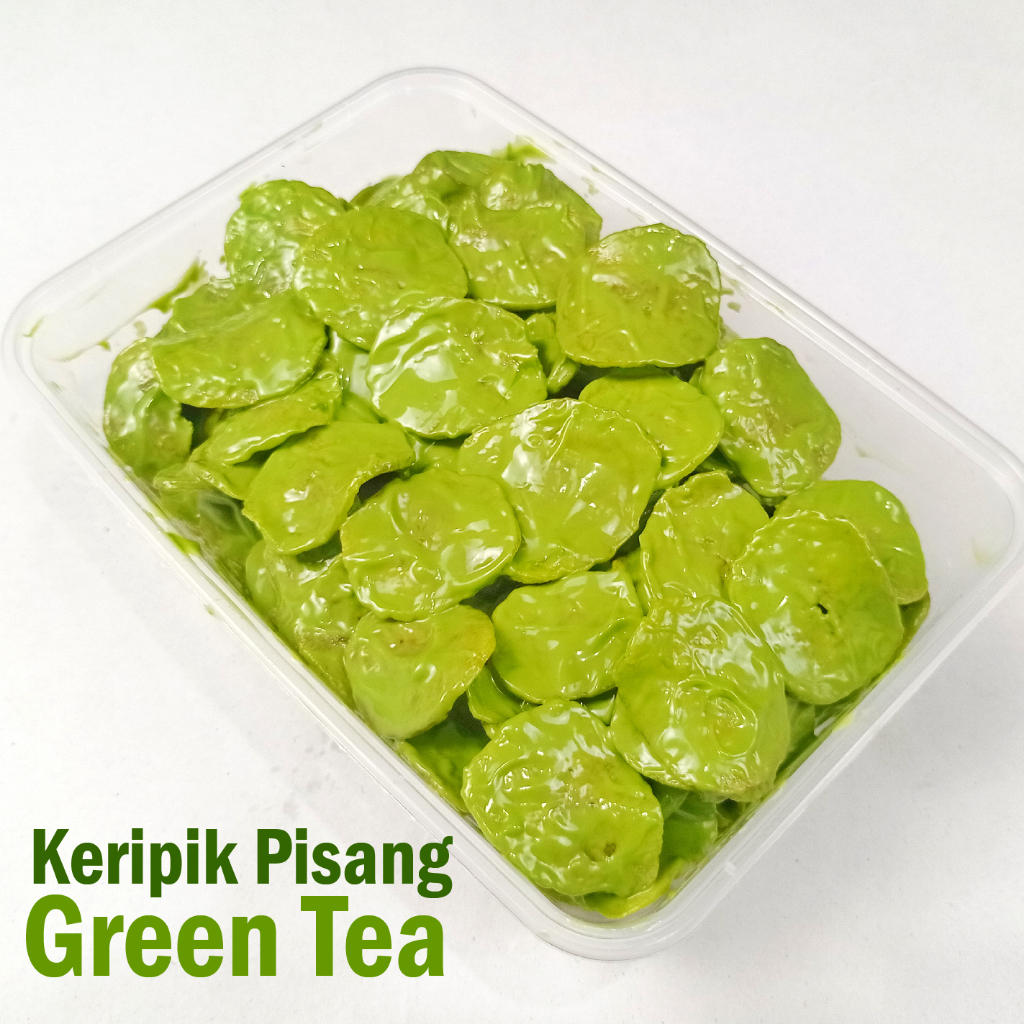 

250gram Keripik Pisang Green Tea Lumer