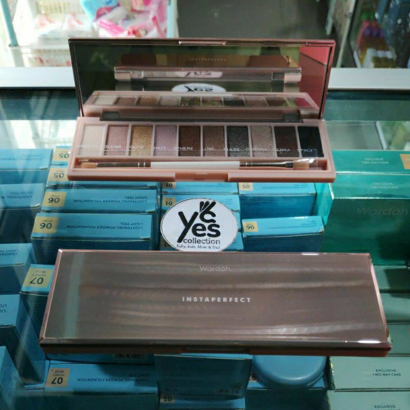 Wardah Instaperfect SPOTLIGHT Chromatic Eye Palette 10 g eyeshadow pallete Kosmetik Mata Makeup Cosmetic Mewah Super Cantik