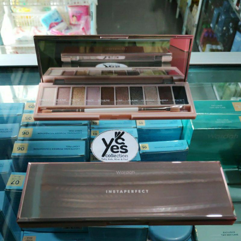 Instaperfect SPOTLIGHT Chromatic Eye Palette 10 g Wardah eyeshadow pallete Kosmetik Mata Makeup Cosmetic