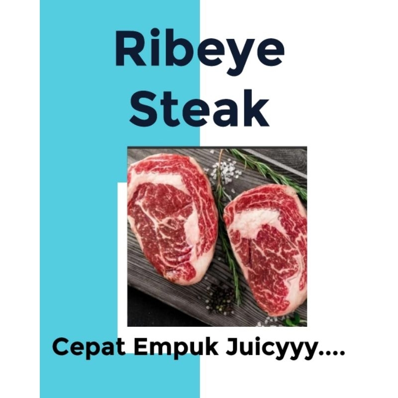 

Premium halal Aus Ribeye/cuberoll steak 500gr