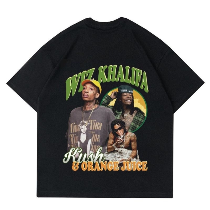 TSHIRT WIZH KHALIFA RAP TEE | KAOS WIZH KHALIFA RAP TEE