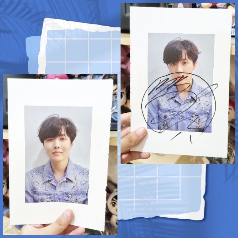 BTS Sign Lembaran Jhope Sign Album LYS Tear Ver R Official;)