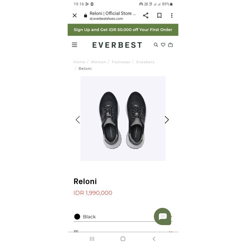 sepatu everbest wanita original