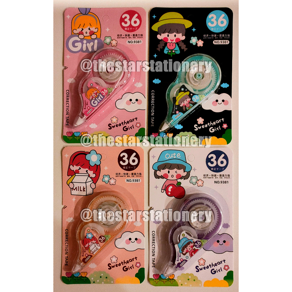 

(1 Biji) Correction Tape Fancy Jinuo