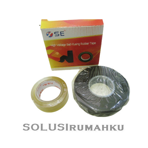 Isolasi Listrik Rubber Tape Waterproof / Solasi Pompa Sible Tahan Air