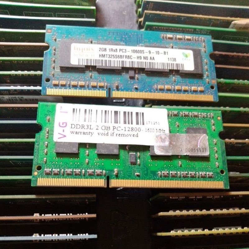 Ram Laptop 2 Gb ddr3 8500s 10600s 12800 1333